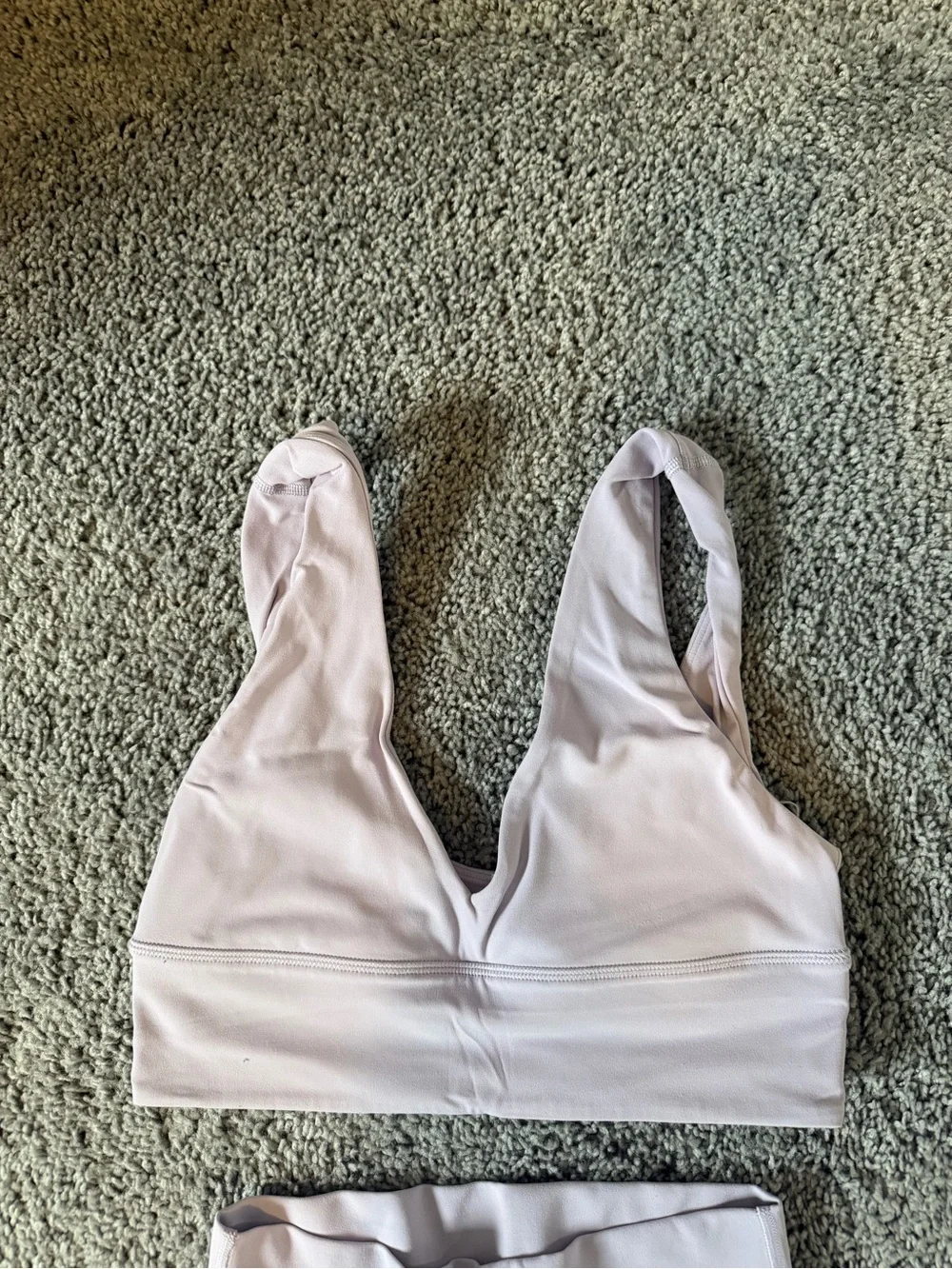 Lululemon Align Light Lavender V-Neck Sports Bra - Picture 6 of 9